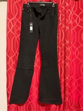 Fashion Nova Black High-Rise Flare Jeans